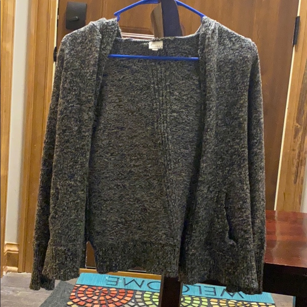 Gray Opened Mudd sweater